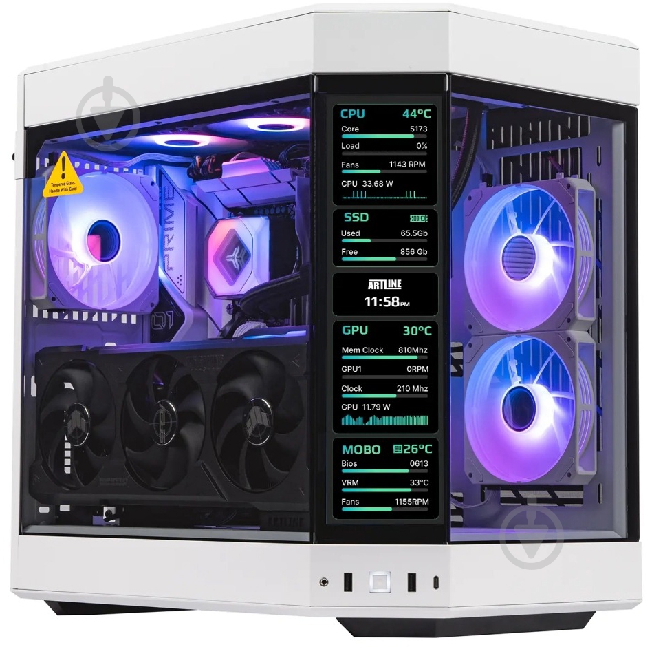 Компьютер Artline Gaming Y60WHITE (Y60Whitev31Win) white - фото 6