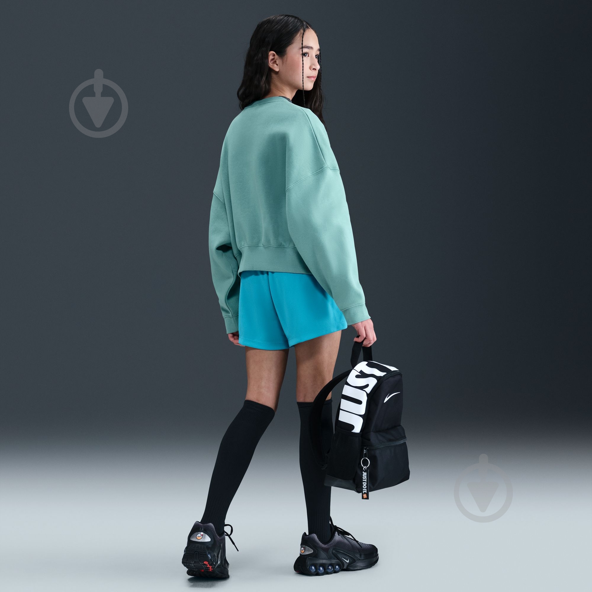 Світшот Nike G NSW TREND FLC CRP CREW IH4308-017 р.S зелений - фото 6 Світшот Nike G NSW TREND FLC CRP CREW IH4308-017 р.S зелений - фото 6