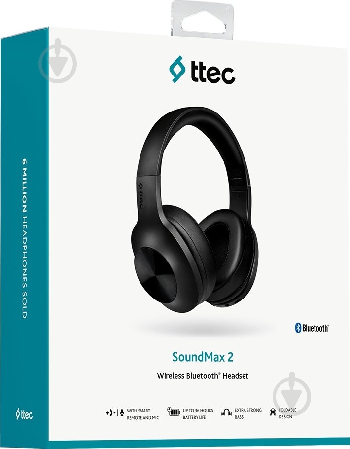 Bluetooth-гарнитура Ttec SoundMax 2 black (2KM131S) - фото 8