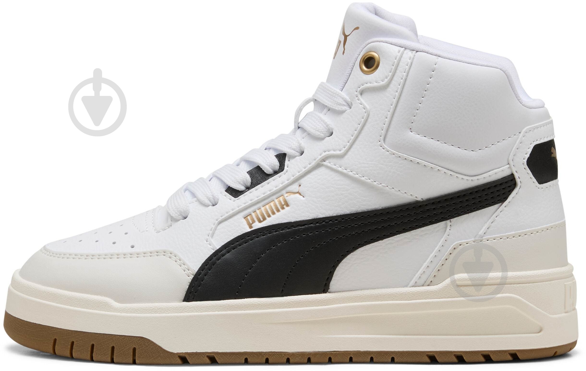 Кросівки для дівчаток демісезонні Puma Shuffle Downtown Mid Jr 40374304 р.36 білі - фото 1 Кросівки для дівчаток демісезонні Puma Shuffle Downtown Mid Jr 40374304 р.36 білі - фото 1