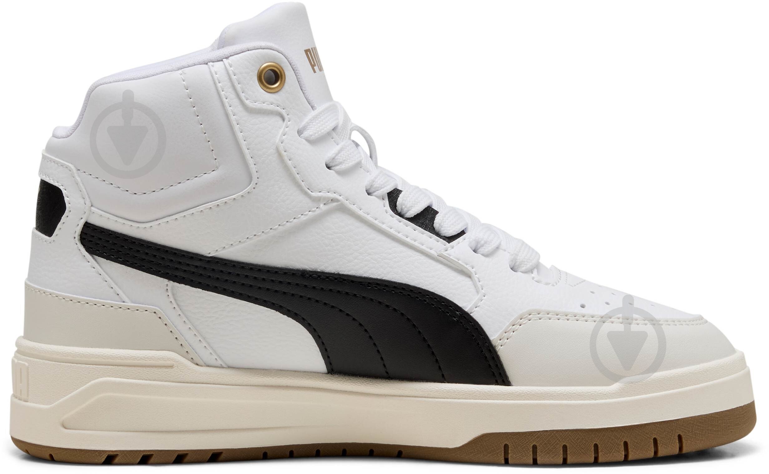 Кросівки для дівчаток демісезонні Puma Shuffle Downtown Mid Jr 40374304 р.36 білі - фото 2 Кросівки для дівчаток демісезонні Puma Shuffle Downtown Mid Jr 40374304 р.36 білі - фото 2