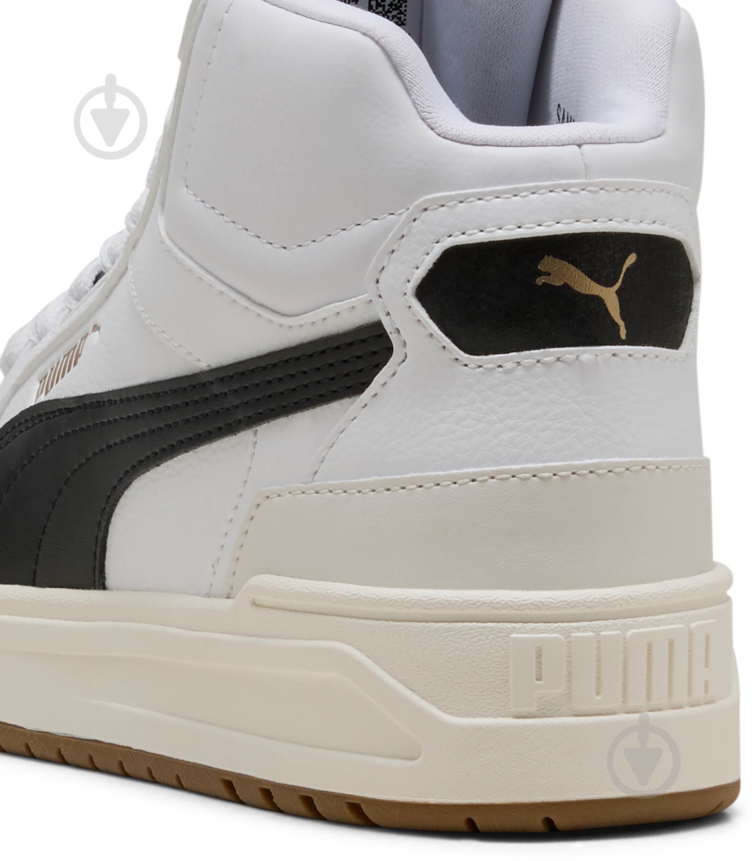 Кросівки для дівчаток демісезонні Puma Shuffle Downtown Mid Jr 40374304 р.36 білі - фото 4 Кросівки для дівчаток демісезонні Puma Shuffle Downtown Mid Jr 40374304 р.36 білі - фото 4