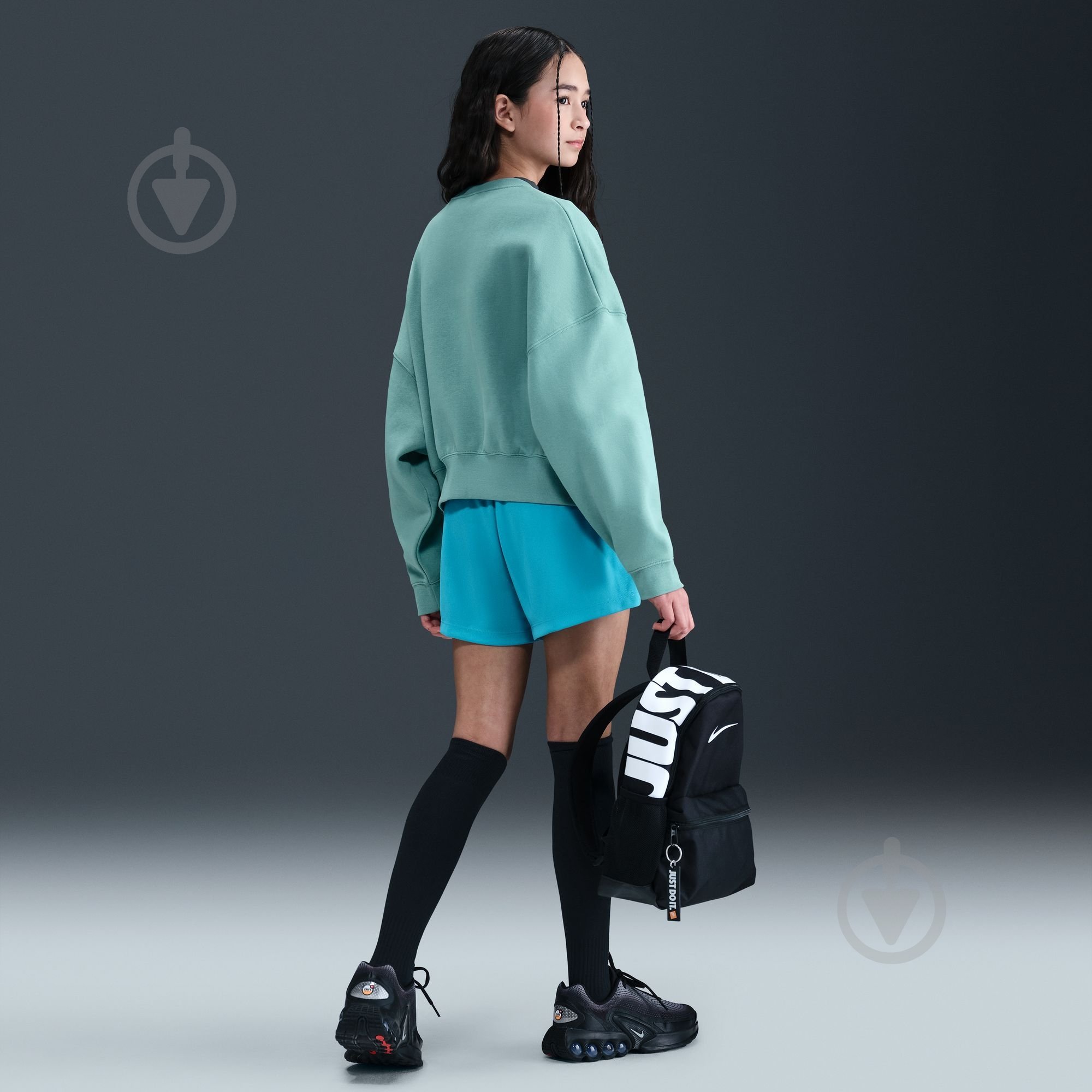 Свитшот Nike G NSW TREND FLC CRP CREW IH4308-017 р.XS зеленый - фото 6 Свитшот Nike G NSW TREND FLC CRP CREW IH4308-017 р.XS зеленый - фото 6