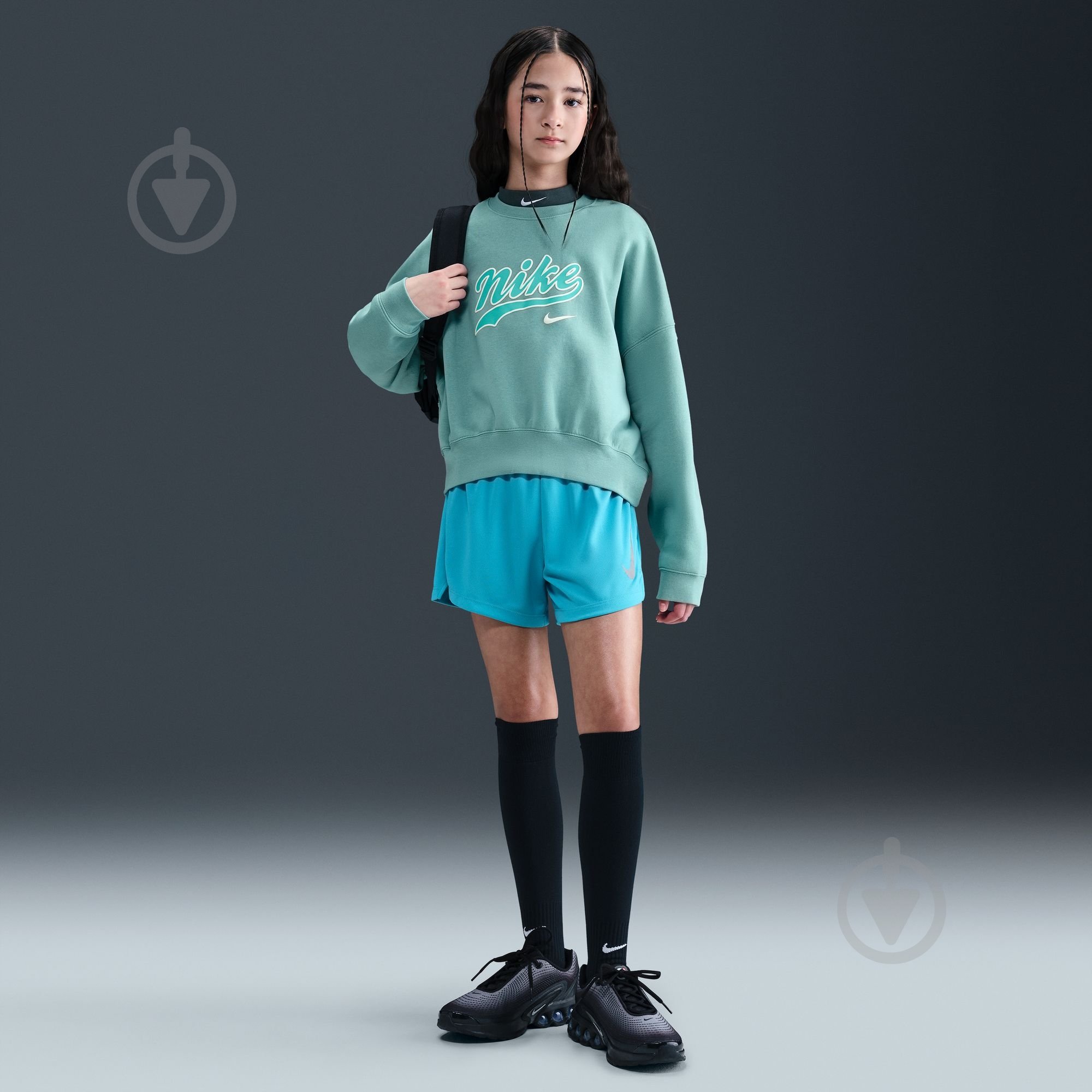 Свитшот Nike G NSW TREND FLC CRP CREW IH4308-017 р.XS зеленый - фото 7 Свитшот Nike G NSW TREND FLC CRP CREW IH4308-017 р.XS зеленый - фото 7