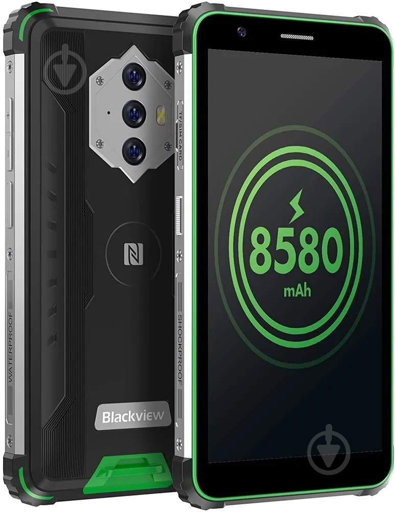 Смартфон Blackview BV6600 4/64GB green (6931548306931) - фото 2