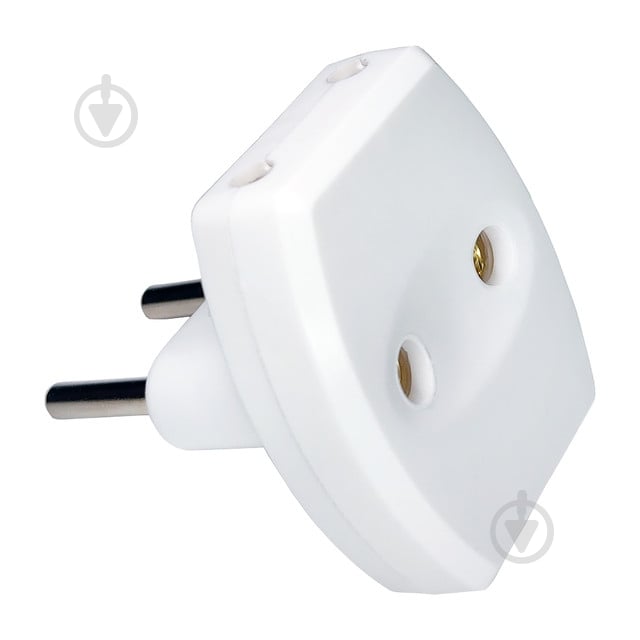 Тройник Neomax без заземления 3 гн. белый NX1019 - фото 1