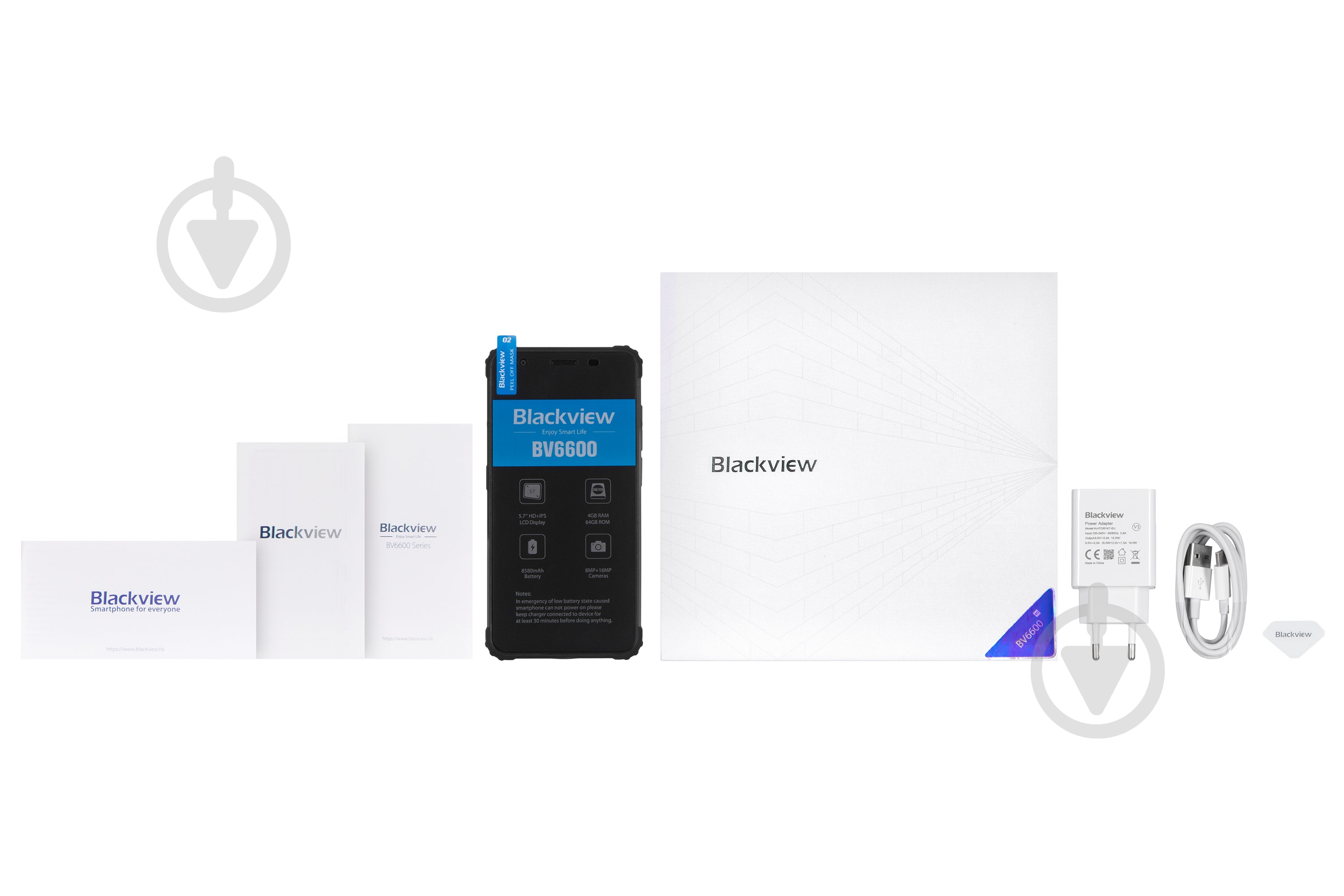 Смартфон Blackview BV6600 Pro 2SIM 4/64GB black (6931548306955) - фото 9