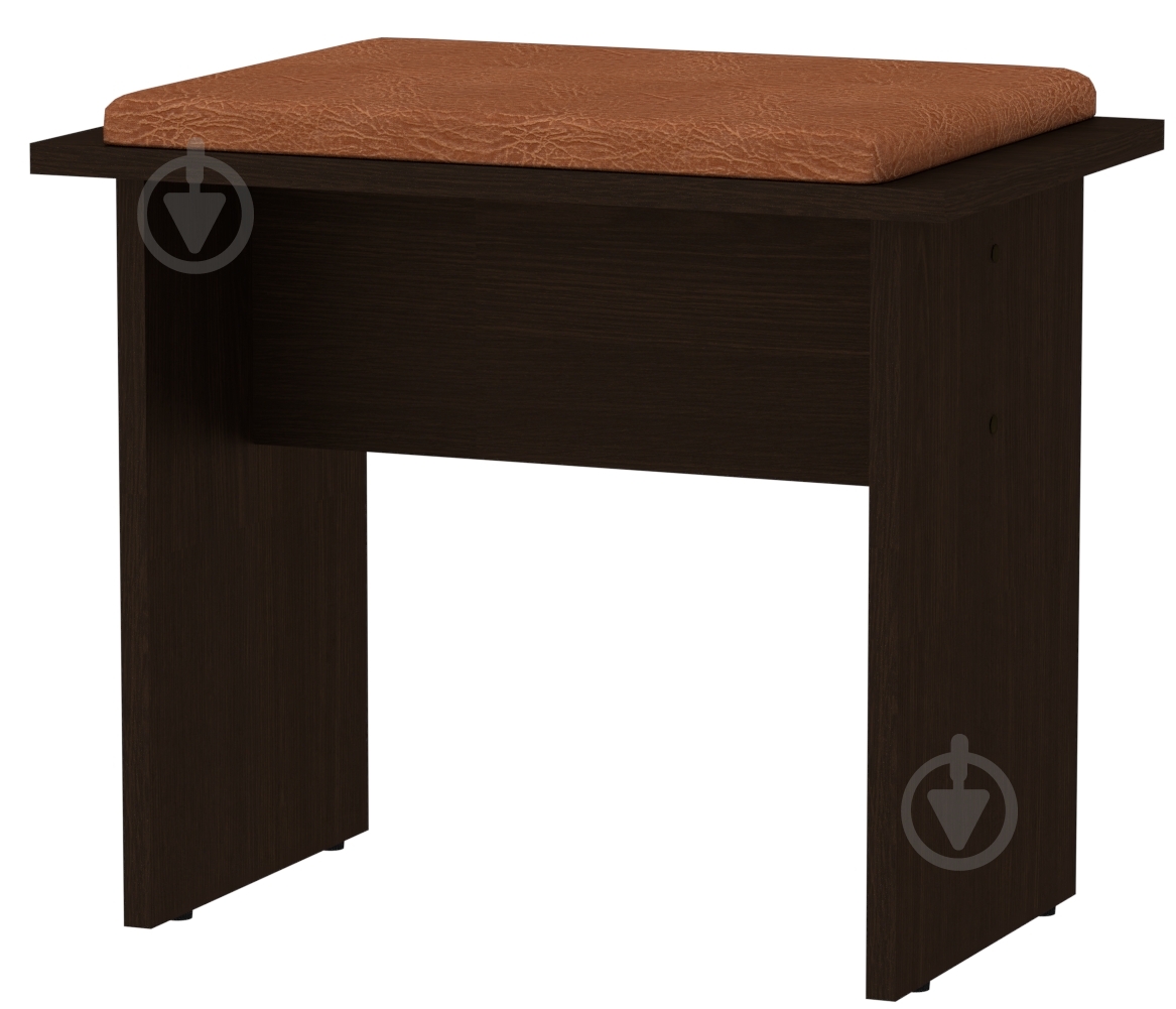 Табурет Компанит Т-7 рыжий / венге - фото 1 Табурет Компанит Т-7 рыжий / венге - фото 1