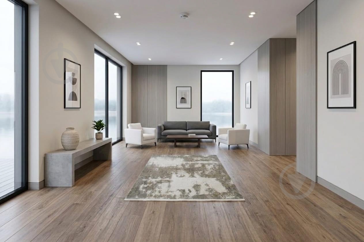 Килим LINEA HALI OTTO GREY D (31423A) 80x150 см - фото 7