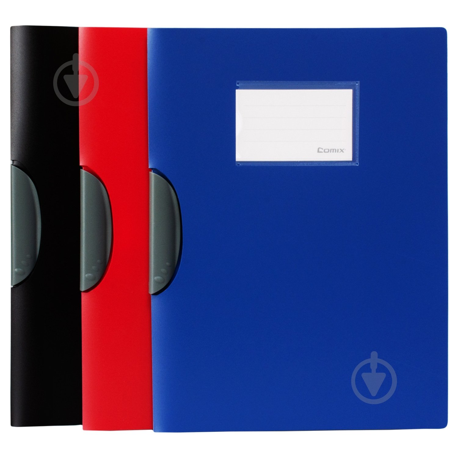 Папка пластиковая с прижимом А4 цвет ассорти (LW423A-S2-assorted) Comix - фото 1