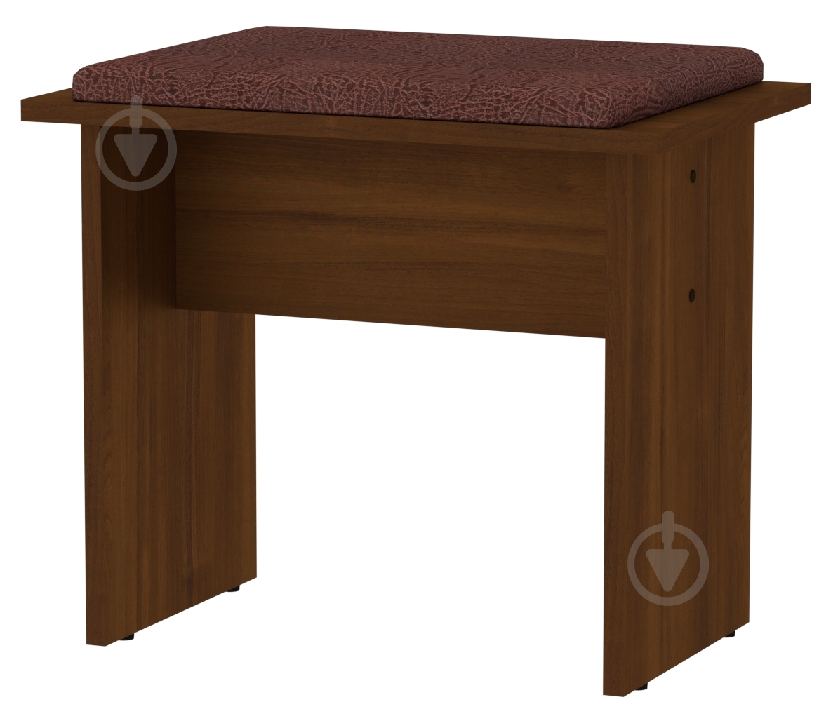 Табурет Компанит Т-7 рыжий / орех - фото 1 Табурет Компанит Т-7 рыжий / орех - фото 1