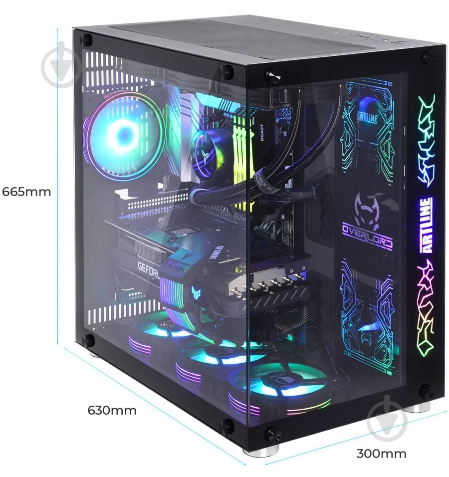 Комп'ютер Artline Overlord X95 (X95v97) black - фото 6