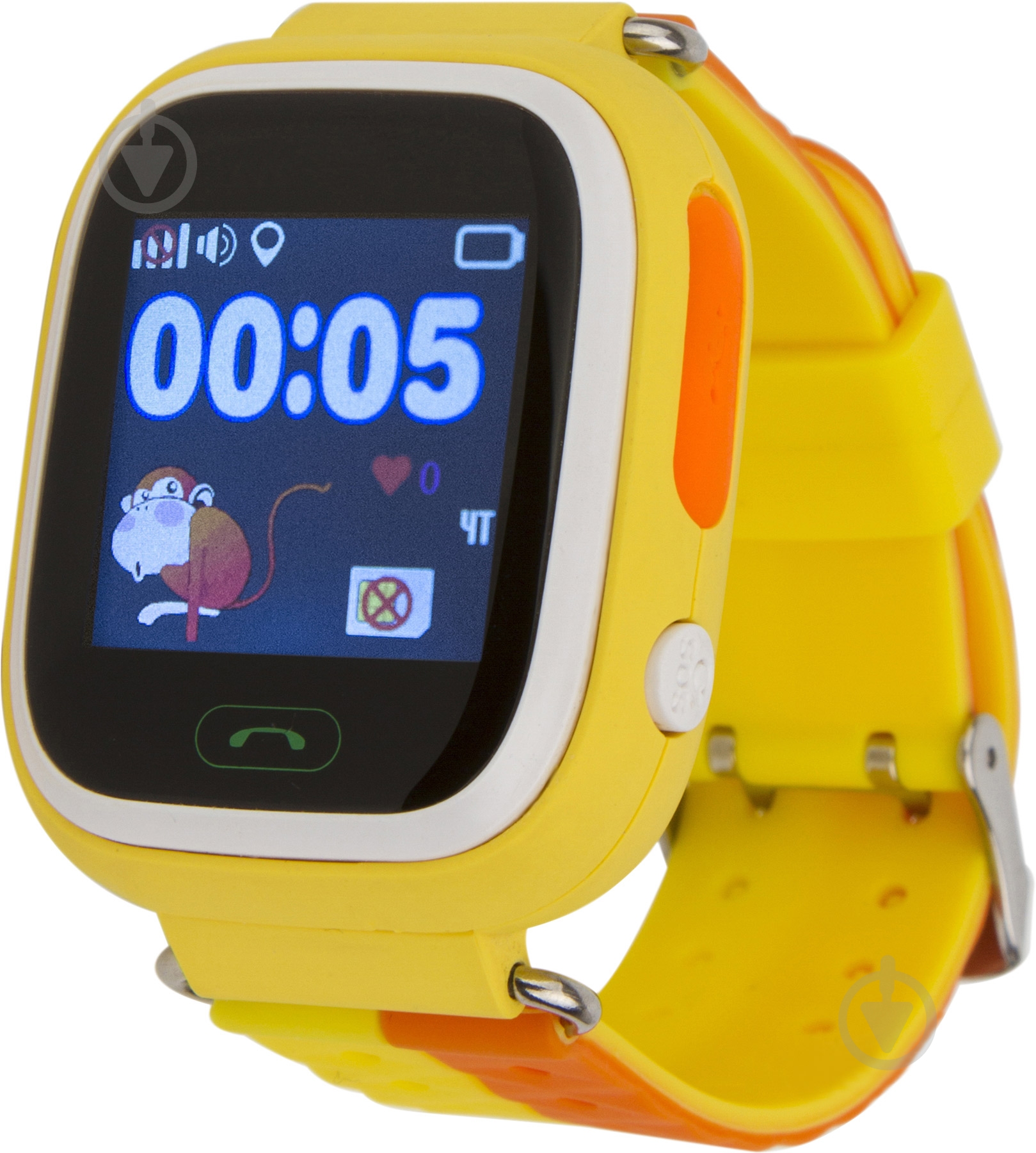 Смарт-часы Atrix Smart watch iQ400 Touch GPS yellow - фото 1