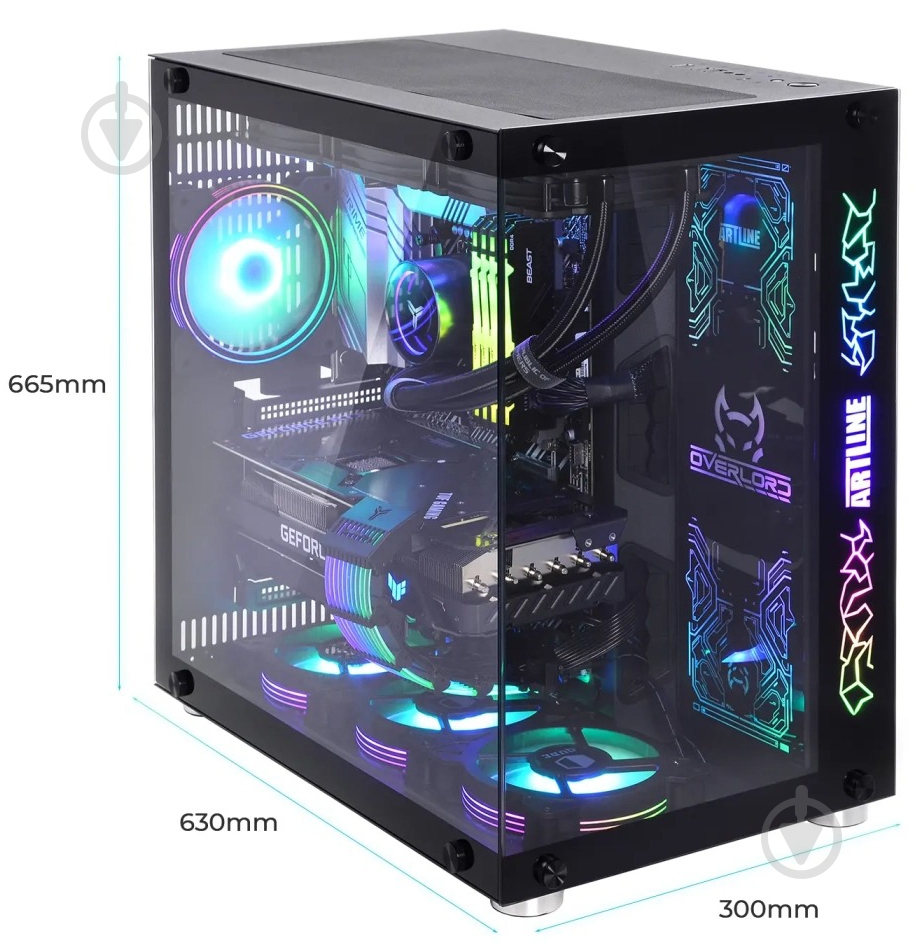Компьютер Artline Overlord X95 (X95v98) black - фото 6