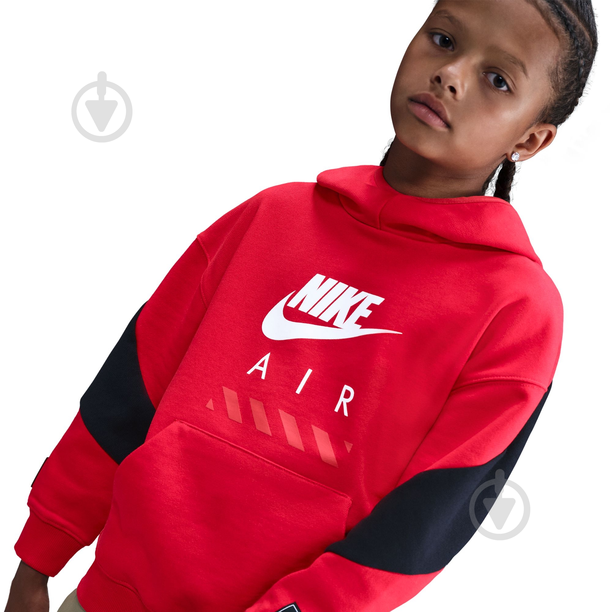 ᐉ Джемпер Nike K NIKE AIR FLC PO HOODIE -PD HF8812-657 р.M