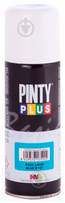 Краска аэрозольная на алкидной основе (Ral B18) 200 мл Basic PINTYPLUS - фото 1