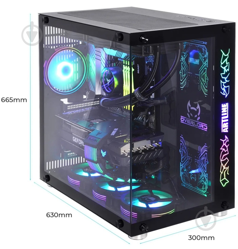Компьютер Artline Overlord X95 (X95v97Win) black - фото 5