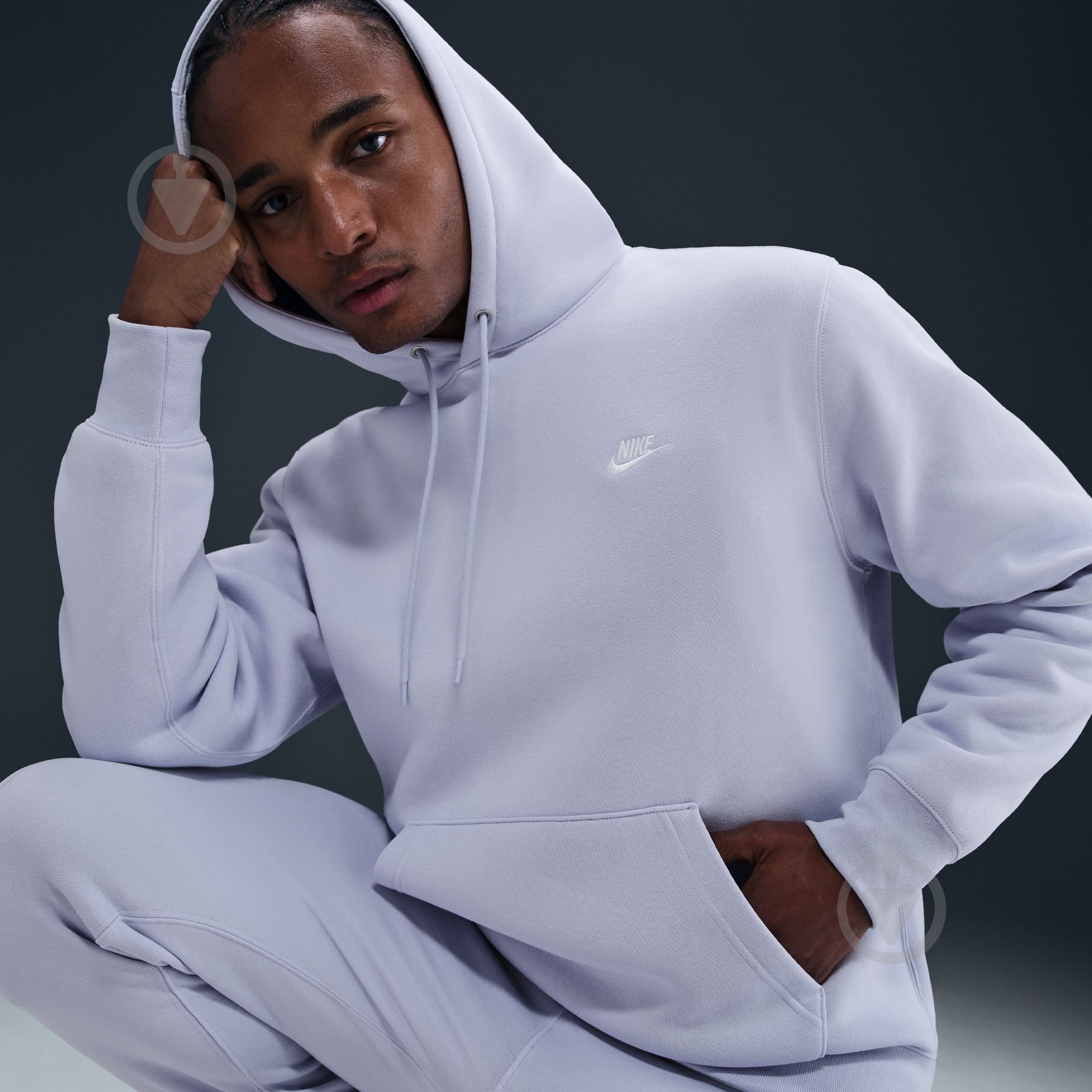 Джемпер Nike M NK CLUB BB PO HOODIE FN3859-057 р.2XL блакитний - фото 11 Джемпер Nike M NK CLUB BB PO HOODIE FN3859-057 р.2XL блакитний - фото 11