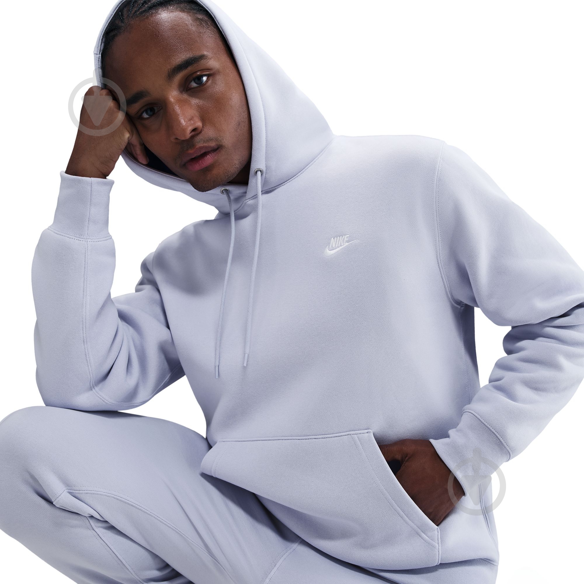 Джемпер Nike M NK CLUB BB PO HOODIE FN3859-057 р.2XL блакитний - фото 6 Джемпер Nike M NK CLUB BB PO HOODIE FN3859-057 р.2XL блакитний - фото 6