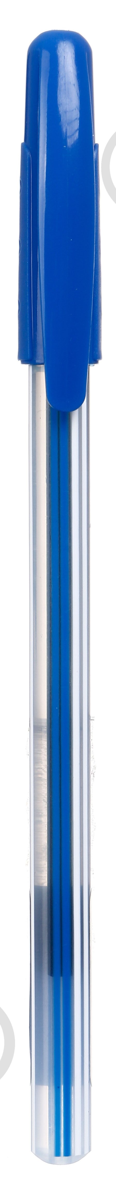 Ручка масляная UP! (Underprice) Line 0,7 мм синяя 50 шт. - фото 1