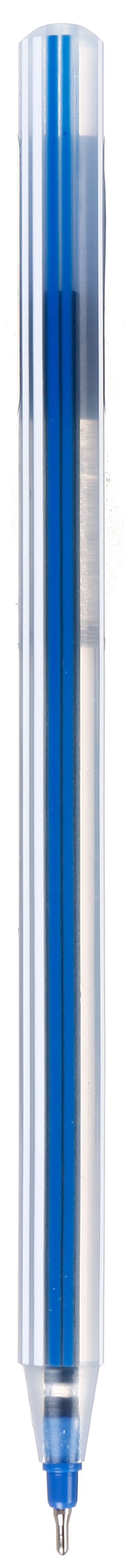 Ручка масляная UP! (Underprice) Line 0,7 мм синяя 50 шт. - фото 2