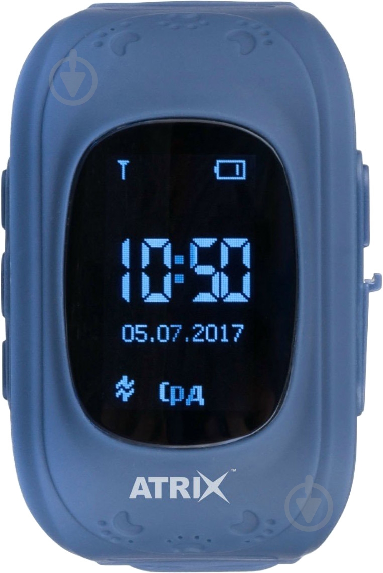 Смарт-часы Atrix Smart watch iQ300 GPS dark blue - фото 3 Смарт-часы Atrix Smart watch iQ300 GPS dark blue - фото 3