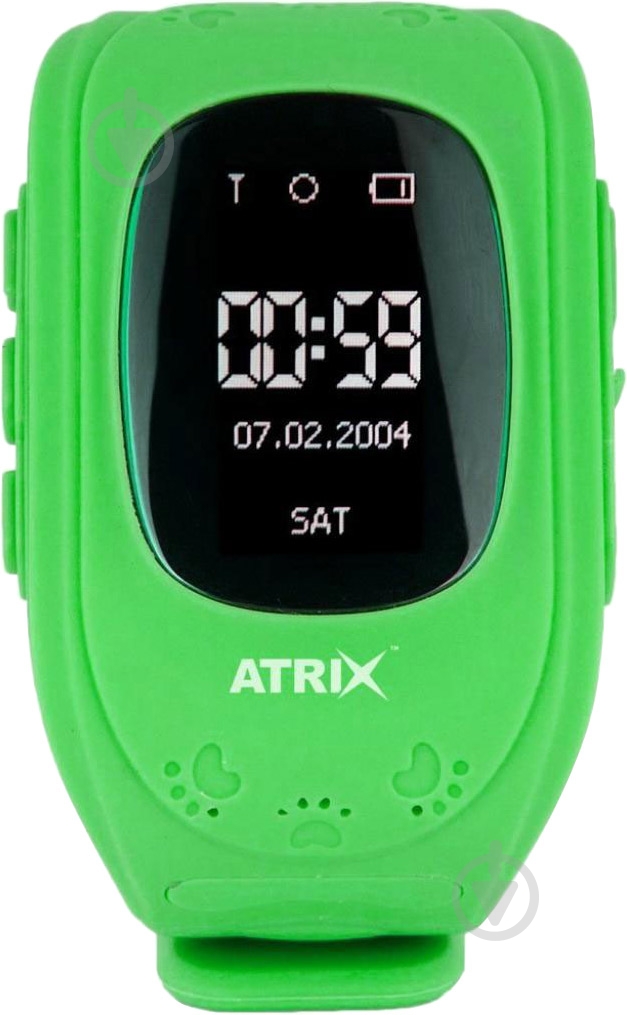 Смарт-часы Atrix Smart watch iQ300 GPS green - фото 1