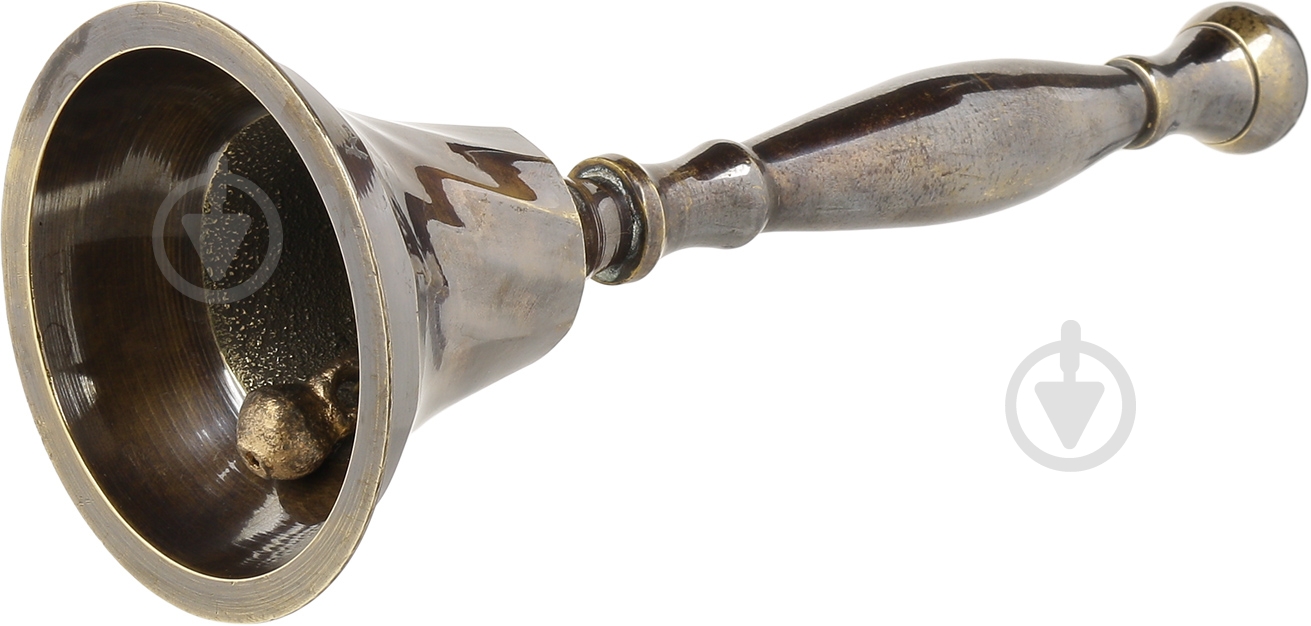 Колокольчик бронзовый 20 см 2100 - фото 2