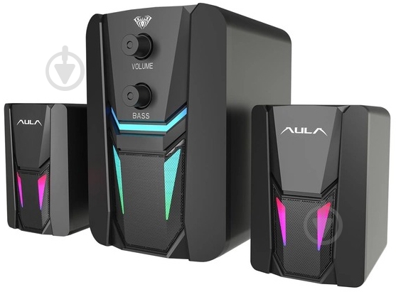 Акустическая система Aula N-189 Wired 2.1 black (6948391265070) - фото 2