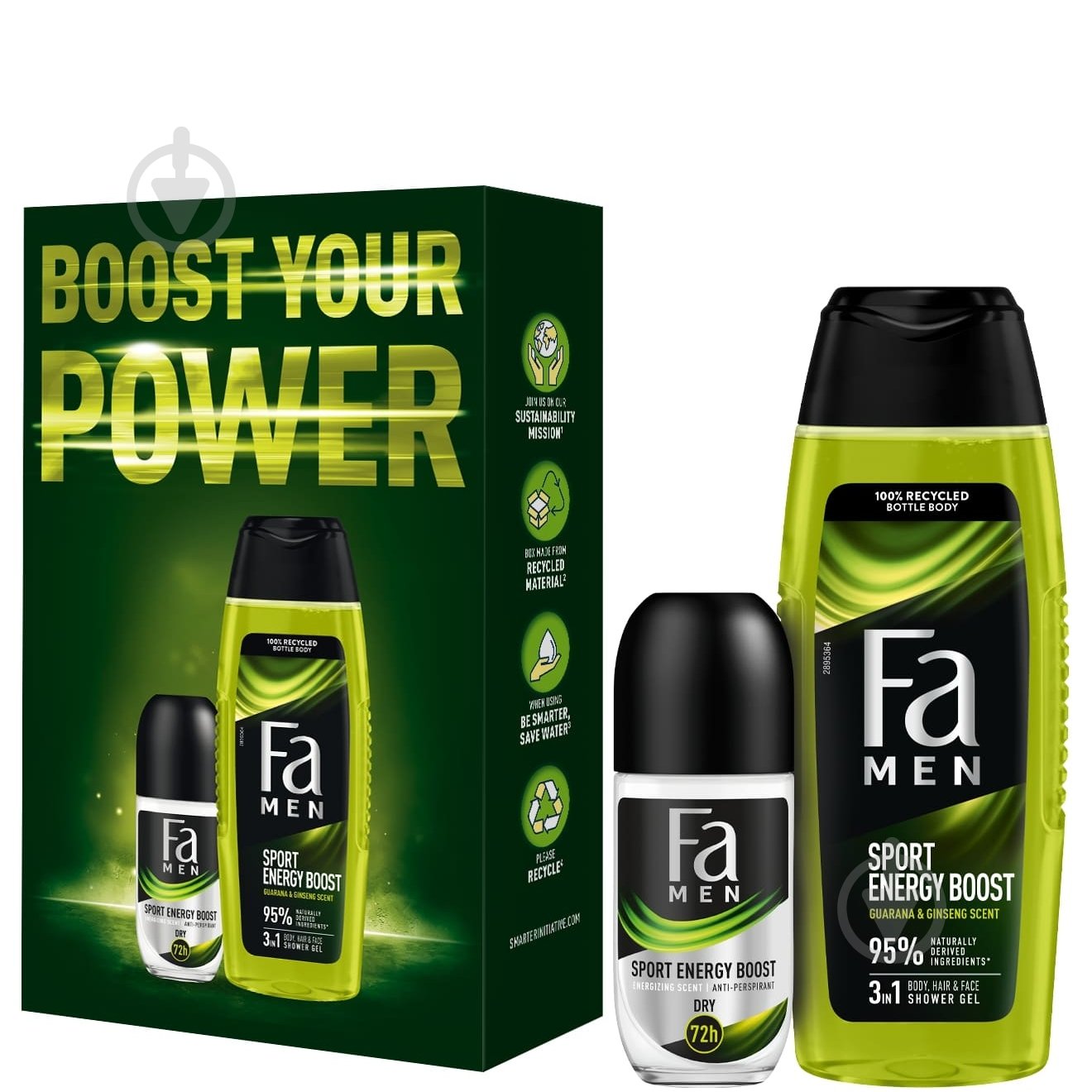 Набір подарунковий для чоловіків Fa Boost your power - фото 1