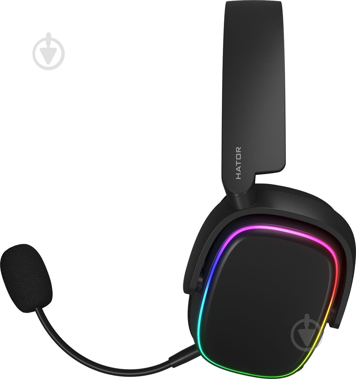 Гарнітура Hator Phoenix Wireless RGB Tri-mode black (HTA-870) - фото 3 Гарнітура Hator Phoenix Wireless RGB Tri-mode black (HTA-870) - фото 3