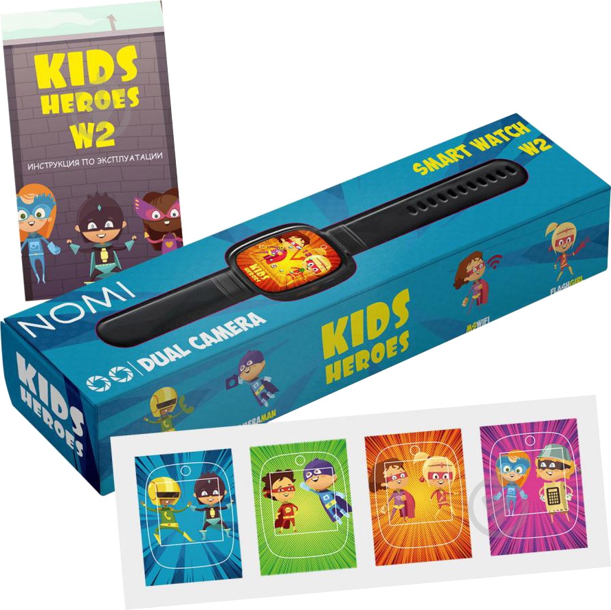 Смарт-часы Nomi Kids Heroes W2 black - фото 7