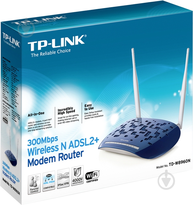 Роутер TP-LINK TD-W8960N - фото 4