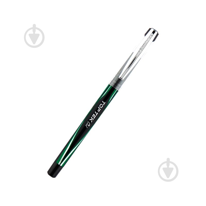 Ручка гелевая Unimax Top Tek Gel зеленая UX-133-04 - фото 2