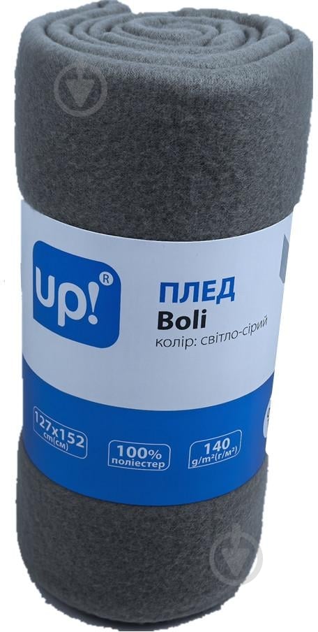 Плед Boli 127x152 см світло-сірий UP! (Underprice) - фото 2