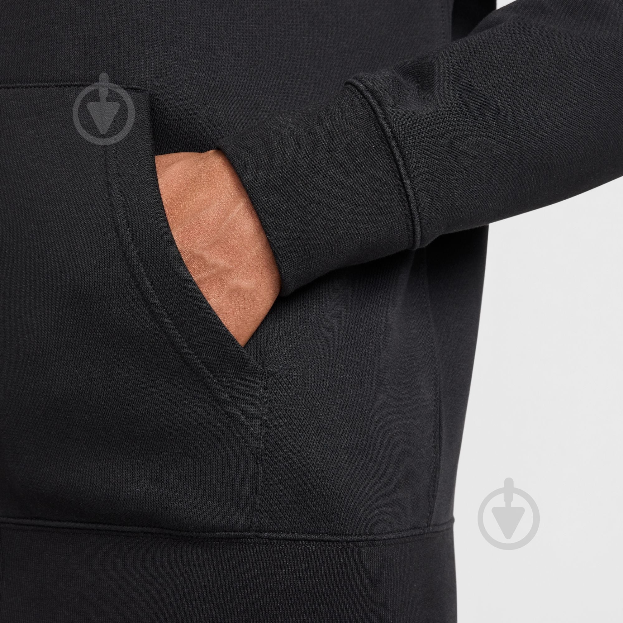 Джемпер Nike M NK CLUB BB FZ HOODIE FN3861-010 р.L чорний - фото 5