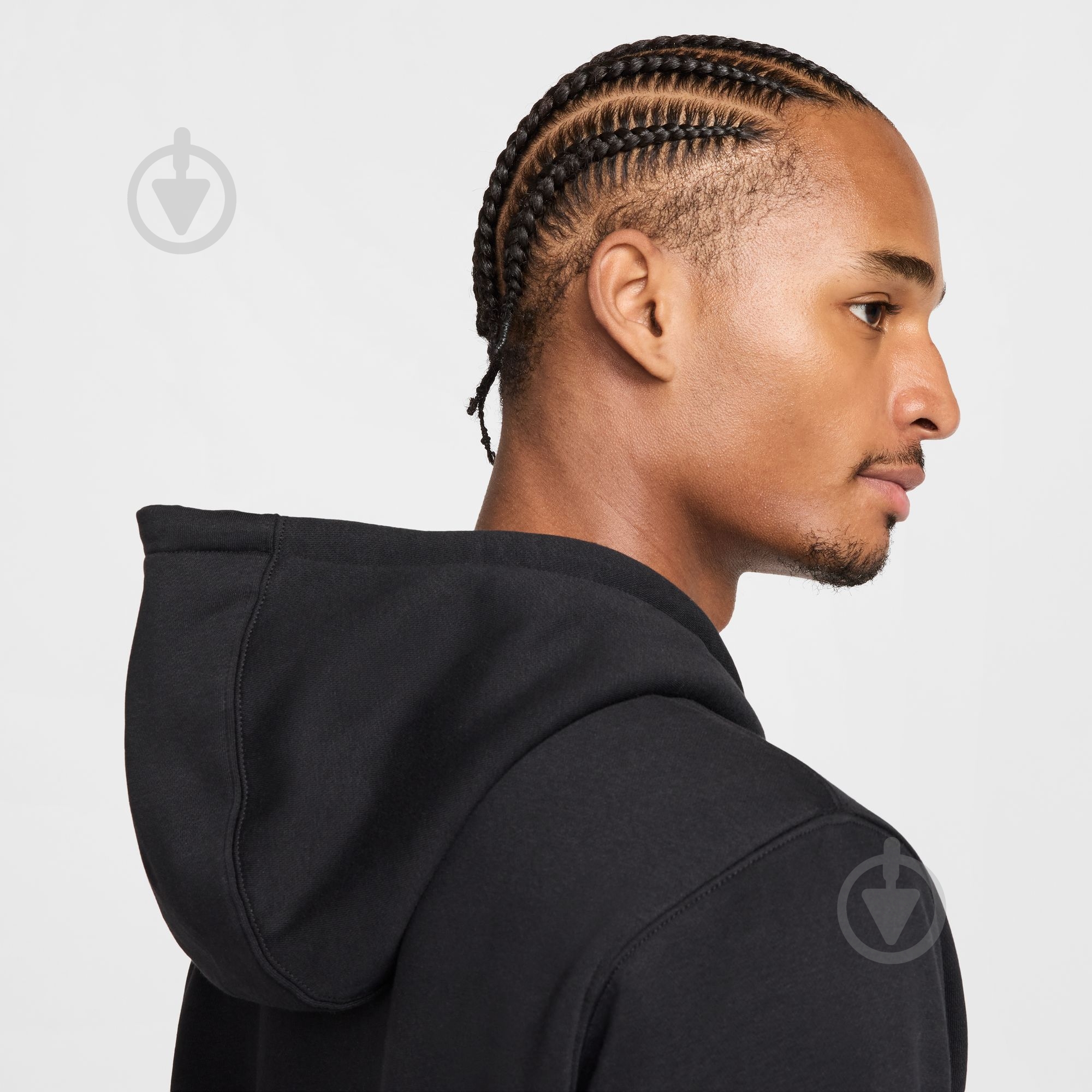 Джемпер Nike M NK CLUB BB FZ HOODIE FN3861-010 р.L чорний - фото 6