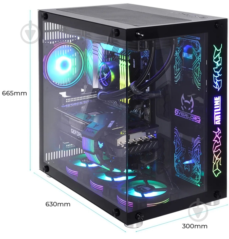 Комп'ютер Artline Overlord X95 (X95v98Win) black - фото 6