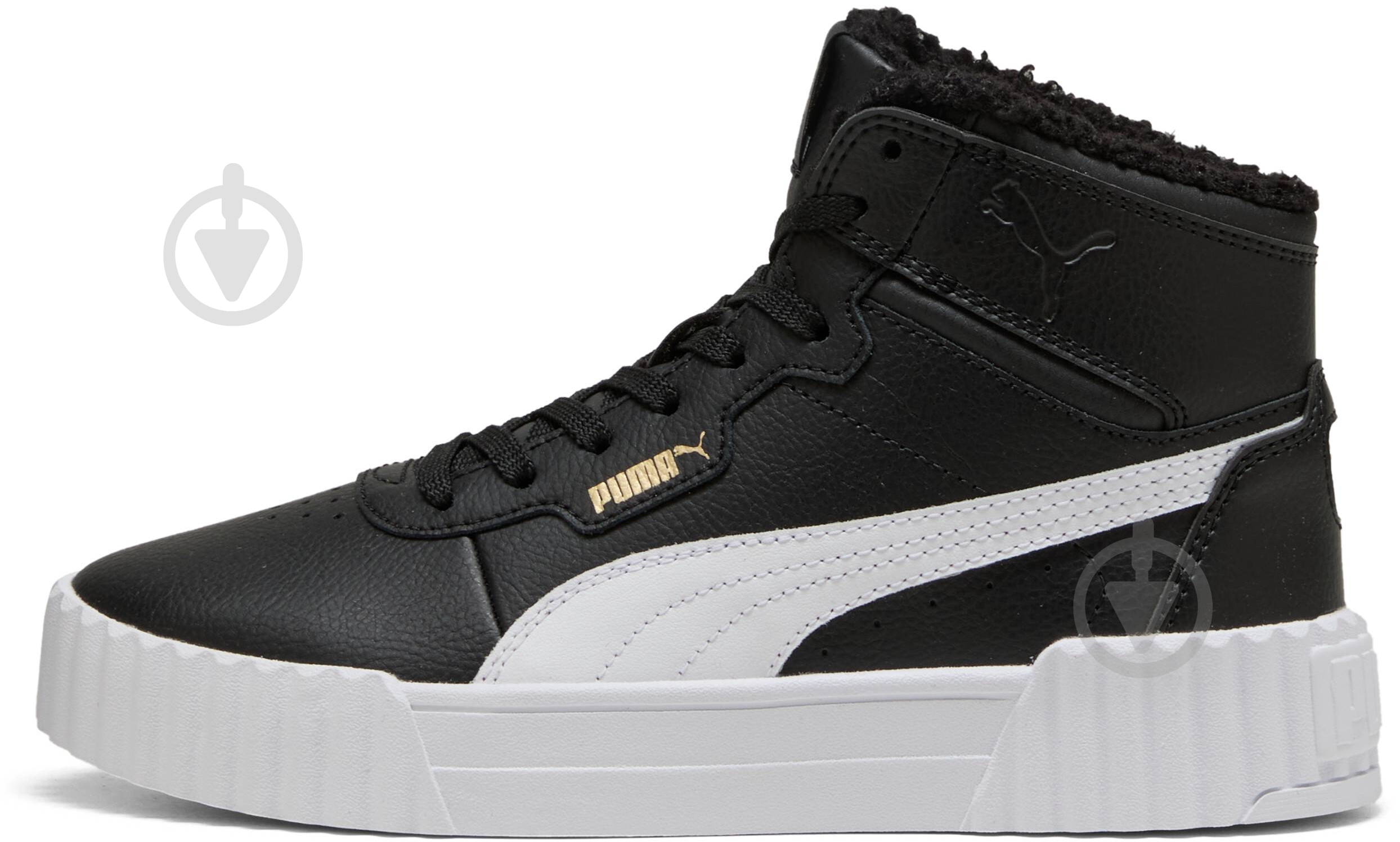 Кросівки для дівчаток демісезонні Puma Carina 3.0 Mid WTR Jr 40358001 р.38 чорні - фото 2 Кросівки для дівчаток демісезонні Puma Carina 3.0 Mid WTR Jr 40358001 р.38 чорні - фото 2