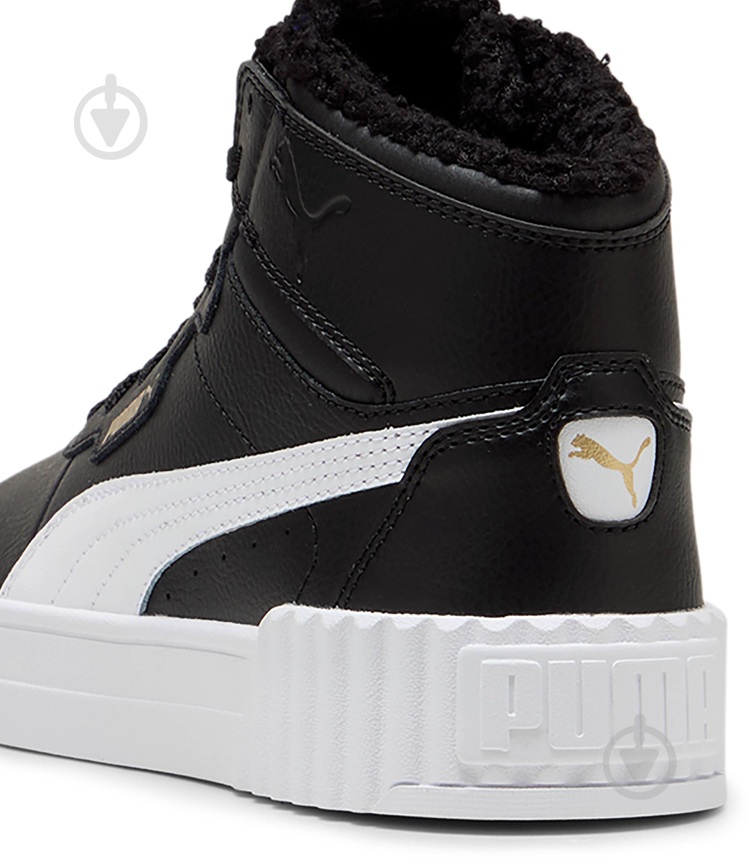 Кросівки для дівчаток демісезонні Puma Carina 3.0 Mid WTR Jr 40358001 р.38 чорні - фото 5 Кросівки для дівчаток демісезонні Puma Carina 3.0 Mid WTR Jr 40358001 р.38 чорні - фото 5