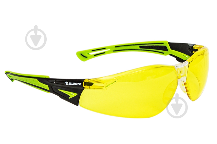 Очки защитные Sizam I-Max 2621 открытые желтые 35065 - фото 1