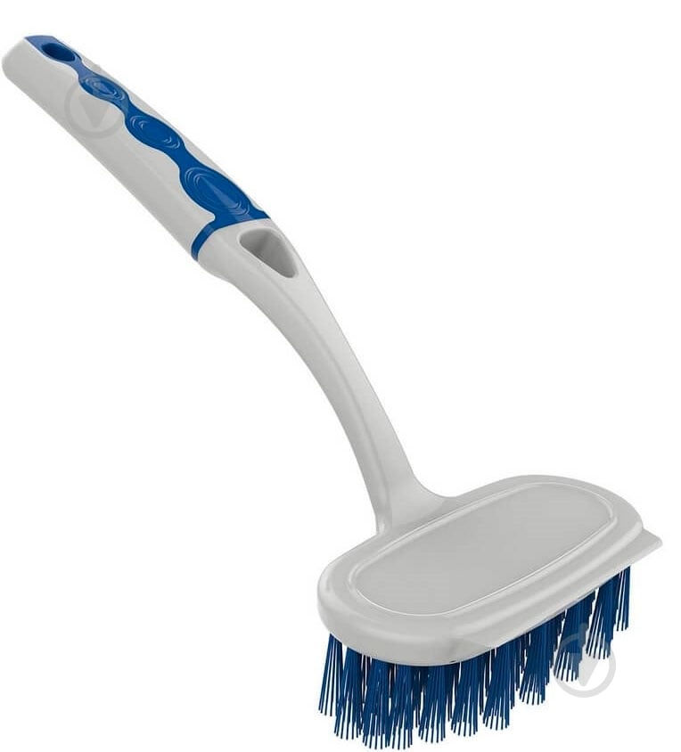 Щетка для раковины и ванной Flora серый F393 - фото 1