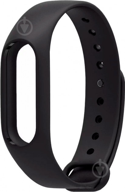 Сменный браслет Xiaomi Mi Band 2 black - фото 1