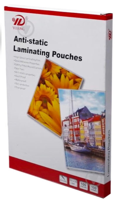 Пленка для ламинирования YULONG SRA3 326x456 мм Anti-static 100 мкм 100 шт. (000013585) - фото 1
