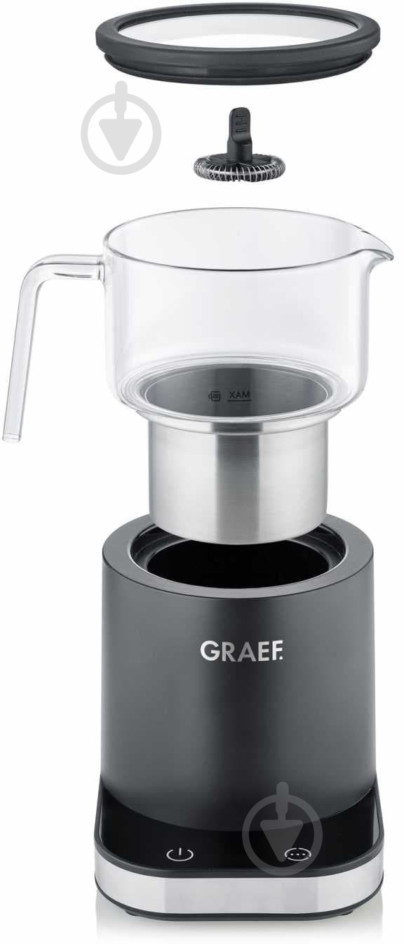 Вспениватель молока электрический Graef черный - фото 3 Вспениватель молока электрический Graef черный - фото 3