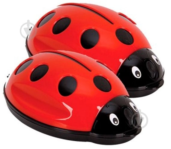 Щетка двойная для ковра 16х11 см Flora красный F093 - фото 4