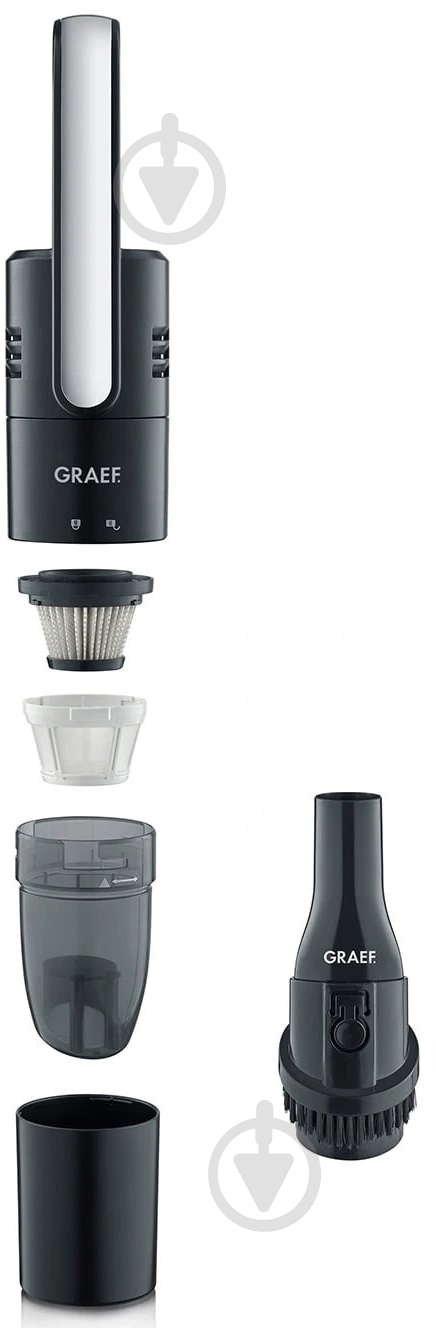 Пылесос аккумуляторный Graef KC502 black - фото 3