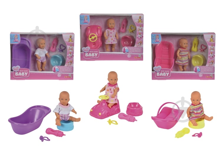 Пупс Simba NBB 12 см в ассортименте 5 039 806 - фото 1