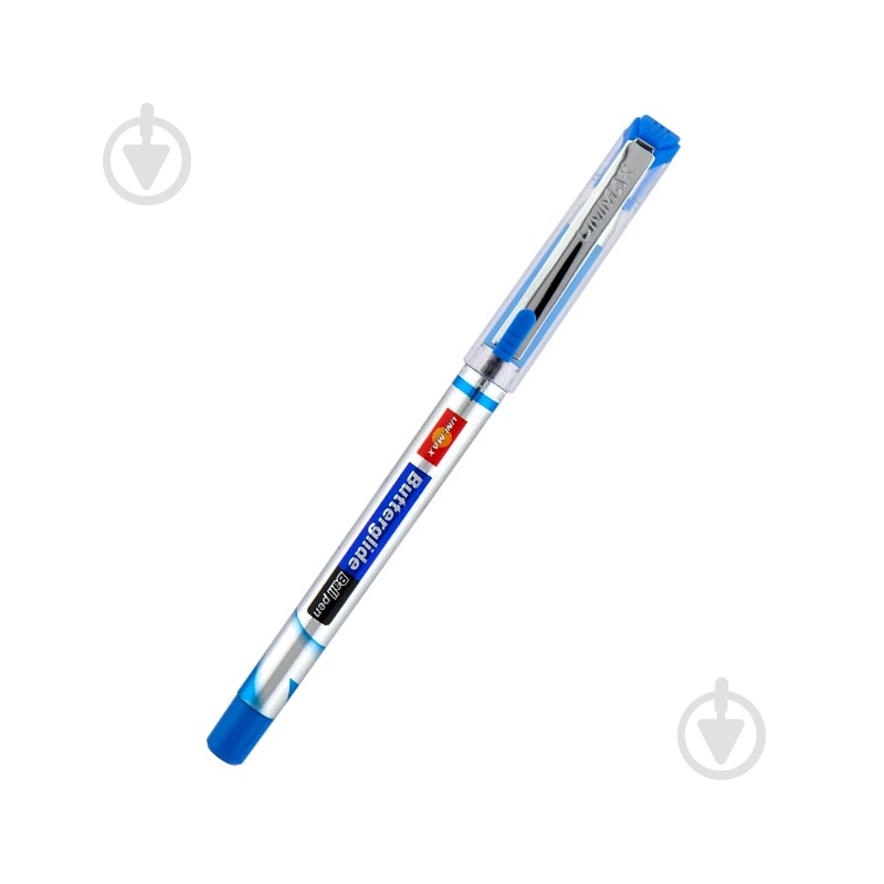 Ручка шариковая Unimax Butterglide синяя UX-122-02 - фото 2
