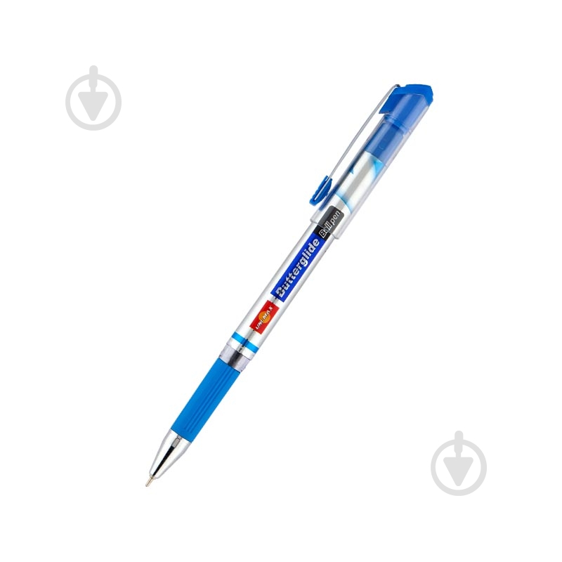Ручка шариковая Unimax Butterglide синяя UX-122-02 - фото 1